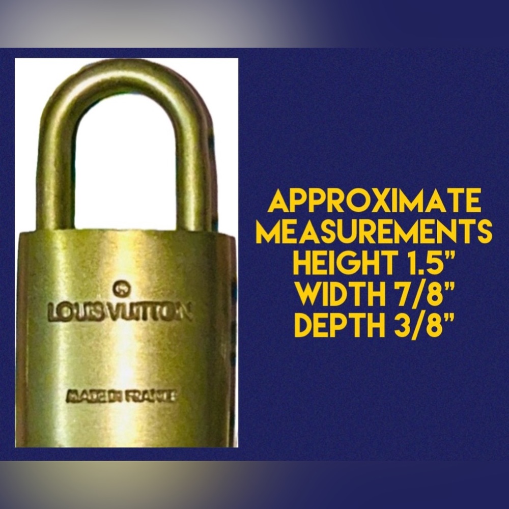LOUIS VUITTON LOCK NO KEY SELLER'S CHOICE OF # 300 SERIES For a Necklace or ? - Picture 4 of 4